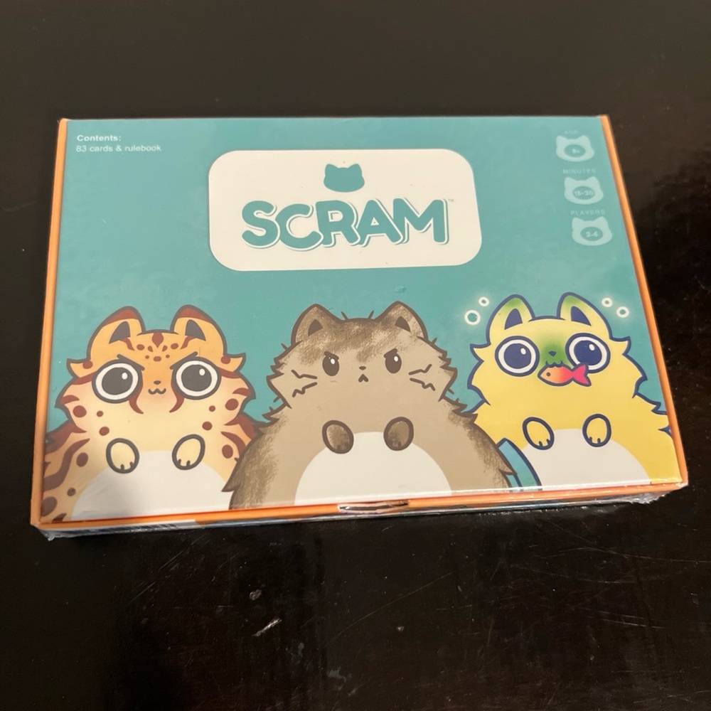 2018 Scram Cat Party Card Game New /Sealed /83 Card/ 2-6 Players